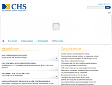 Tablet Screenshot of chs.nl