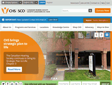 Tablet Screenshot of chs.ca